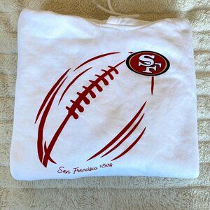San Francisco 49ers Hoodie - White - Women's Medium